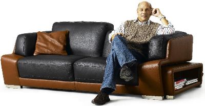 Jeff on Kuka sofa